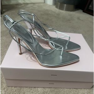 Bydose Mid Chrome Heels